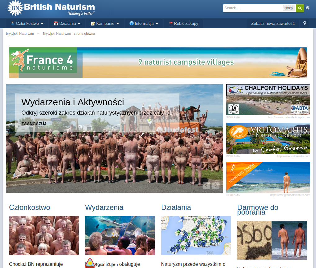 British Naturism - Homepage