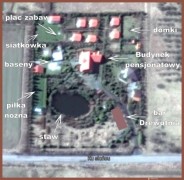 widok ośrodka z map google
