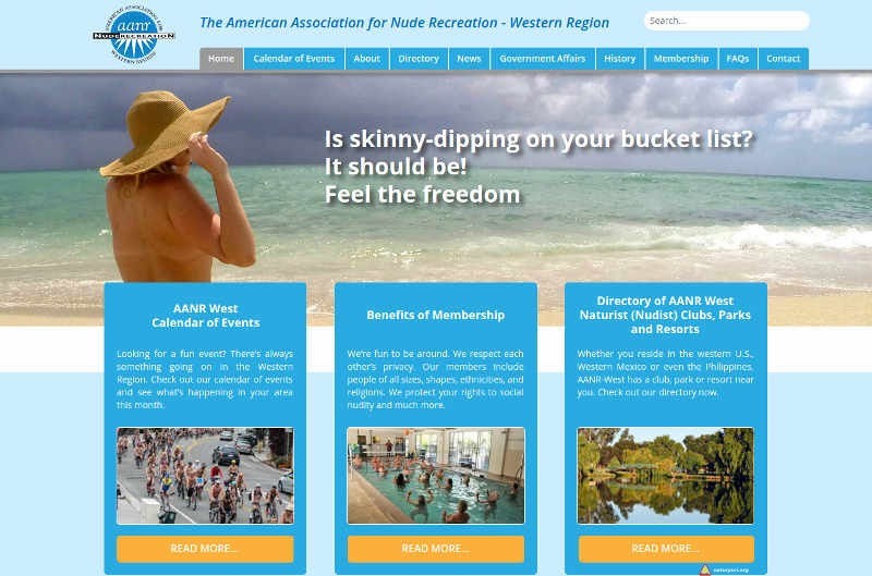 The American Association for Nude Recreation - Western Region