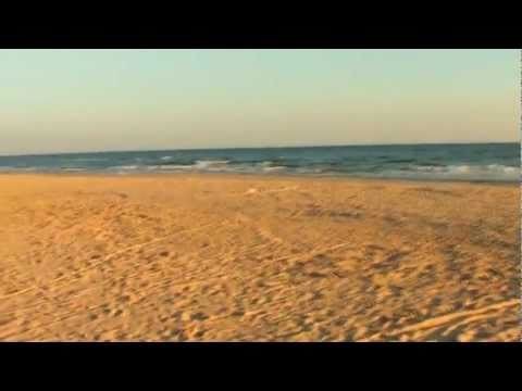  Goła plaża Dębki-Wierzchucino. Przejazd rowerem przez jedną z najładniejszych plaż nad Bałtykiem.